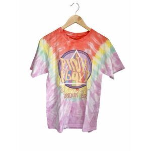 Pink Floyd Tee Womens Size Small Tie Dye Crewneck 100% Cotton Short Sleeve